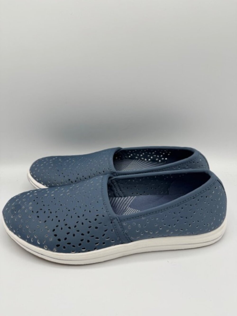 Clarks Cloudsteppers Breeze Lily Light Blue Women's 8.5